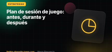 Plan de sesión de juego: antes, durante y después