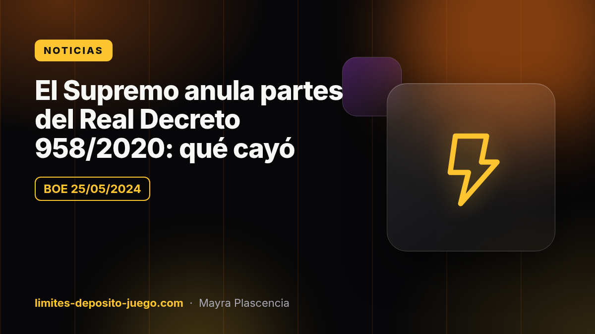 Supremo anula Real Decreto 958/2020: El Supremo anula partes del Real Decreto 958/2020: qué cayó